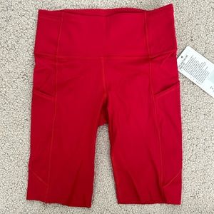 Lululemon Fast and Free High Rise Shorts 10’’